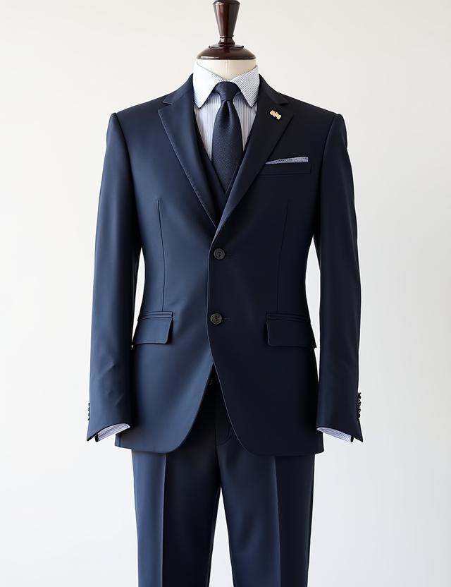 Abito Sartoriale Marinus Navy Tre Pezzi